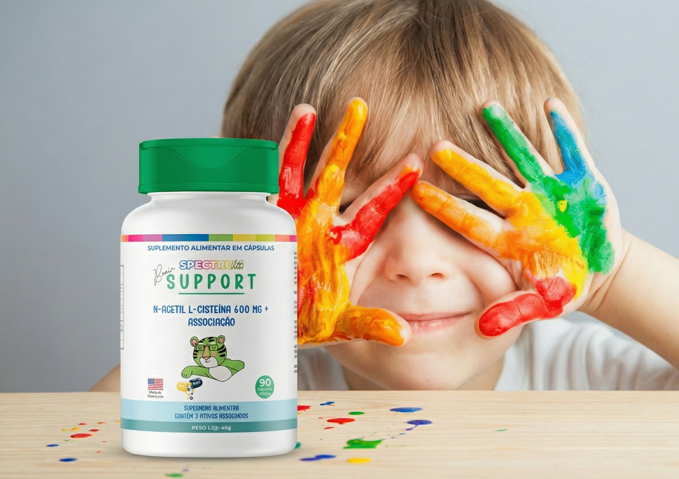 Criança feliz com Spectrum Support